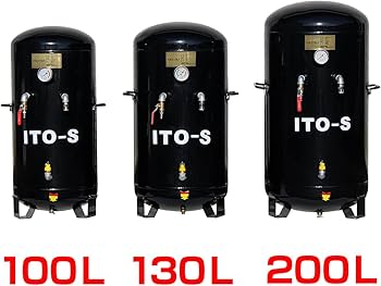 Amazon | SKTOKI ITO-S 200L コンプレッサー用エアーサブタンク 縦型