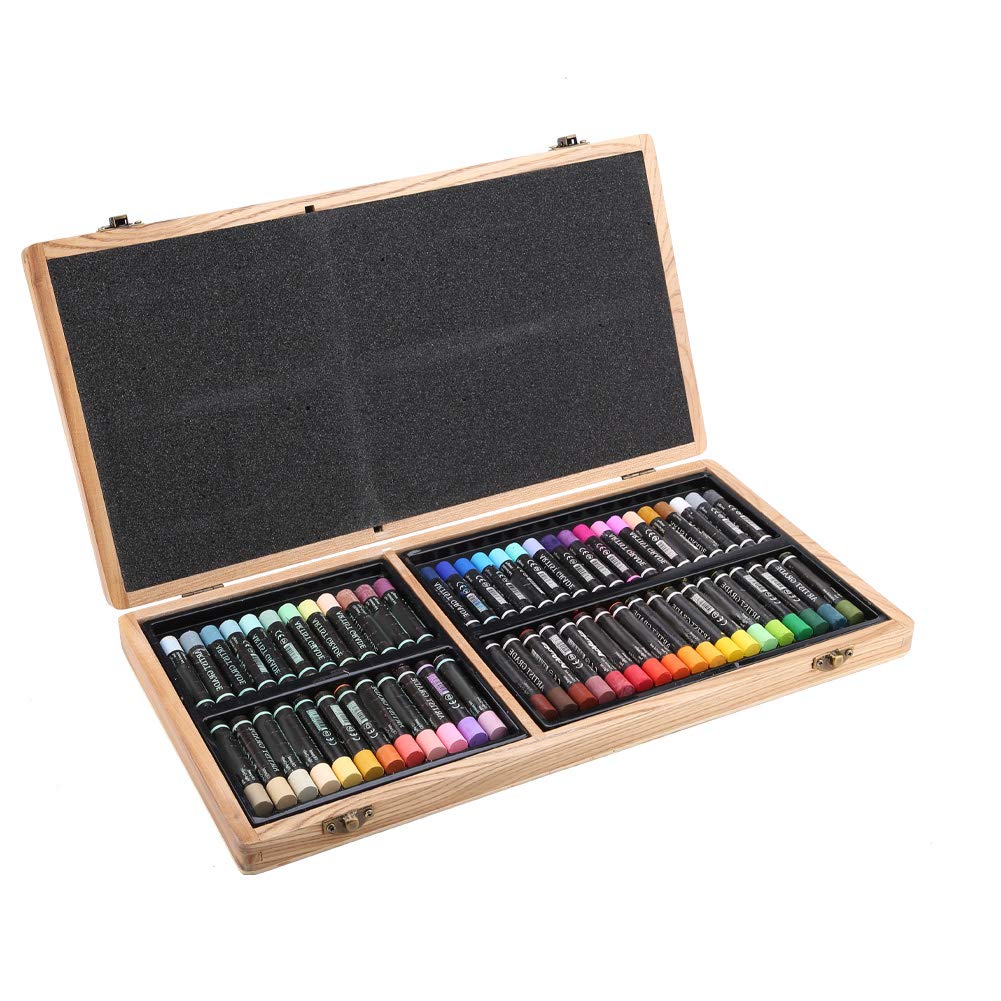 Changor Crayones de Pintura Al óleo de 60 Colores, Material No Tóxico