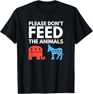 Anarchist Libertarian - Please Don't Feed the Animals T-Shirt