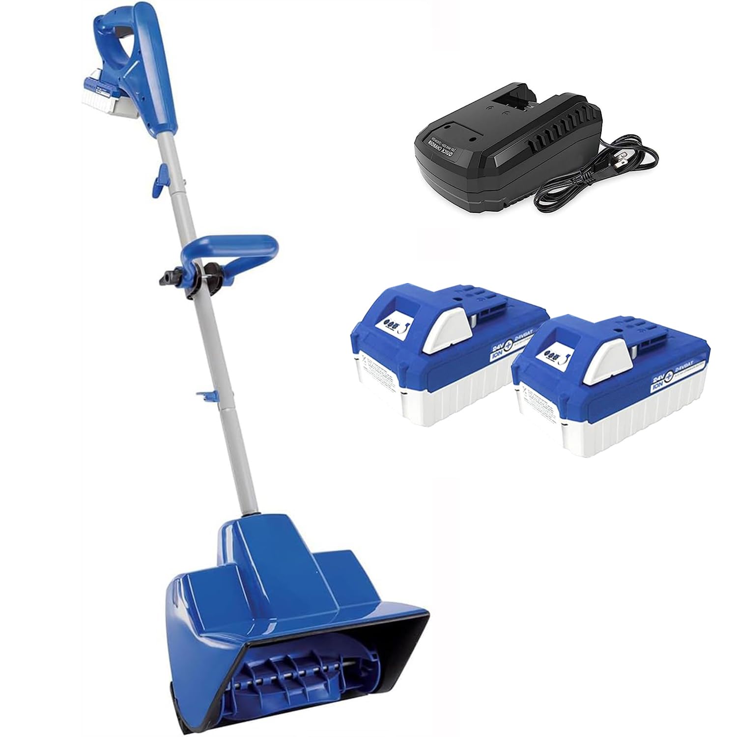 Amazon.co.jp: 電動除雪機 充電式（バッテリー式） 24V/4.0Ah  