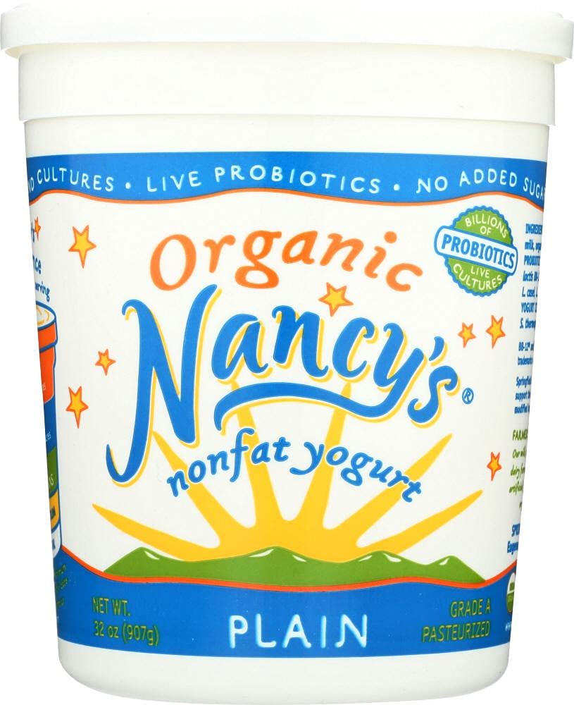Nancy's, Organic Nonfat Plain Yogurt, 32 Ounce