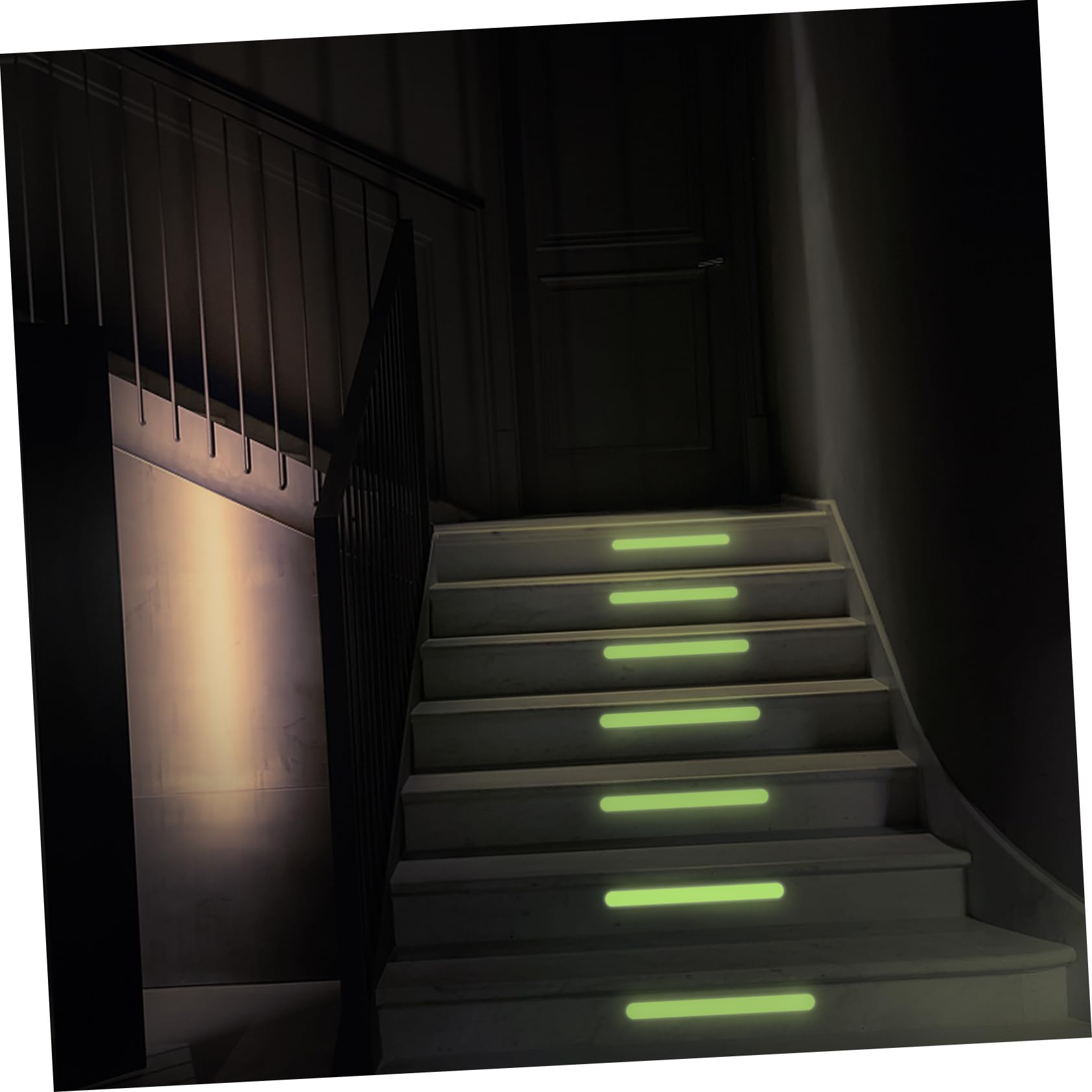 Ciieeo 2 Set Strisce Antiscivolo Riflettenti Per Scale E Vasche Da Bagno Adesivi Fluorescenti Facili Da Installare Sicurezza Ottimale Per Superfici Bagnate E Scivolose 24 Pezzi*2