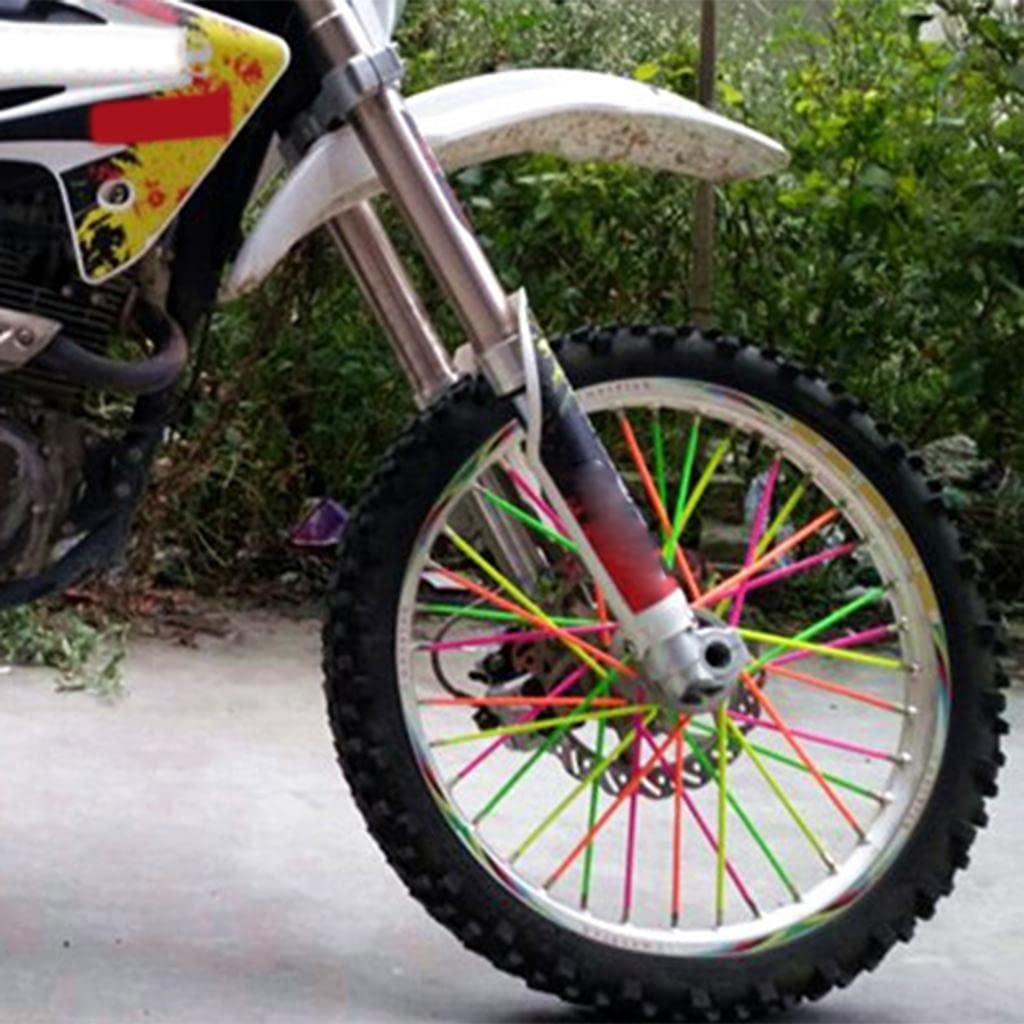 36 Pezzi di Raggi Universali per Cerchi Da Motocross E Da Cross, Nero