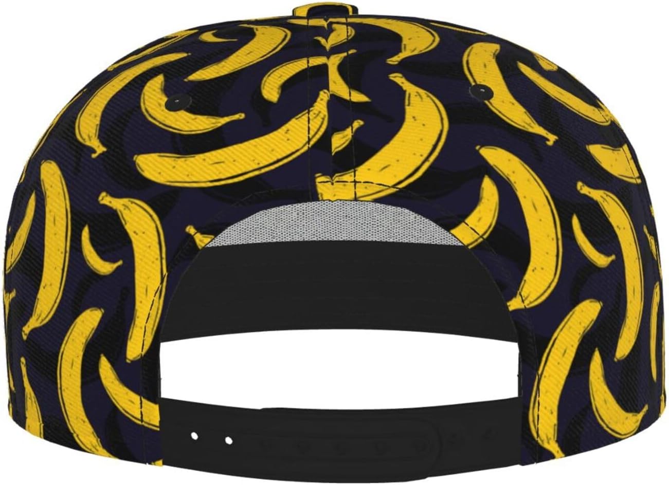 Fashion Snapback Hat for Men Women, Hip Hop Style Baseball Cap Flat Bill Hats Adjustable Trucker Sun Hat - Image 4