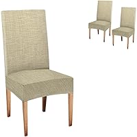 Vista 37 de CAPSCEOLL Juego de 4 fundas para sillas de comedor, color turquesa, turquesa, turquesa, turquesa, turquesa, verde azulado, fundas de asiento Parson