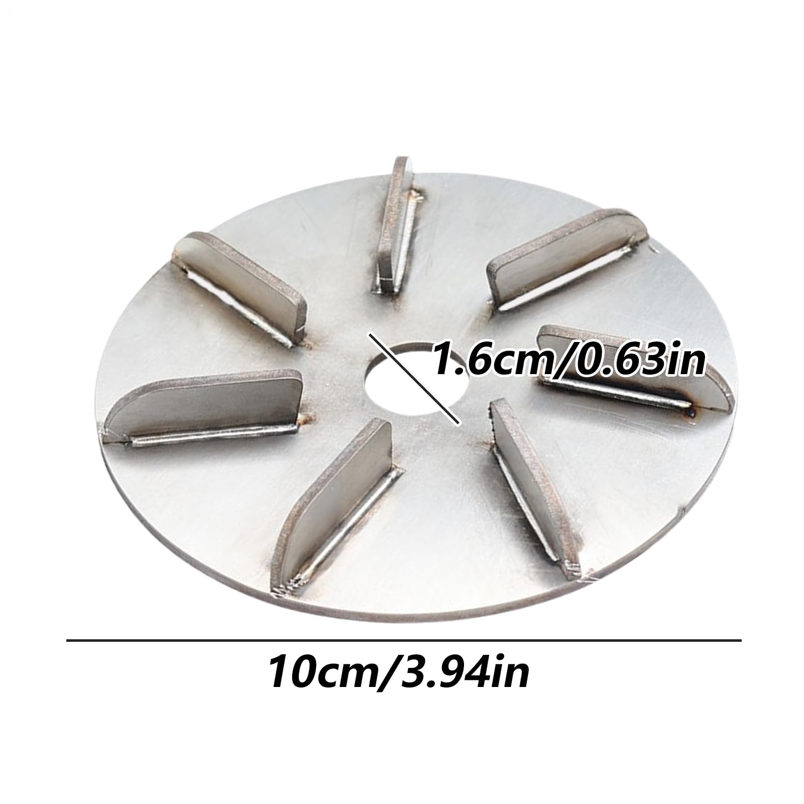 Disco raschietto per la rimozione dei dei maiali, facile da pulire, 10 cm, strumento per raschietto per suini, rimozione di maiale, leggero, per galline, galli, pollo, , pecora, pollame