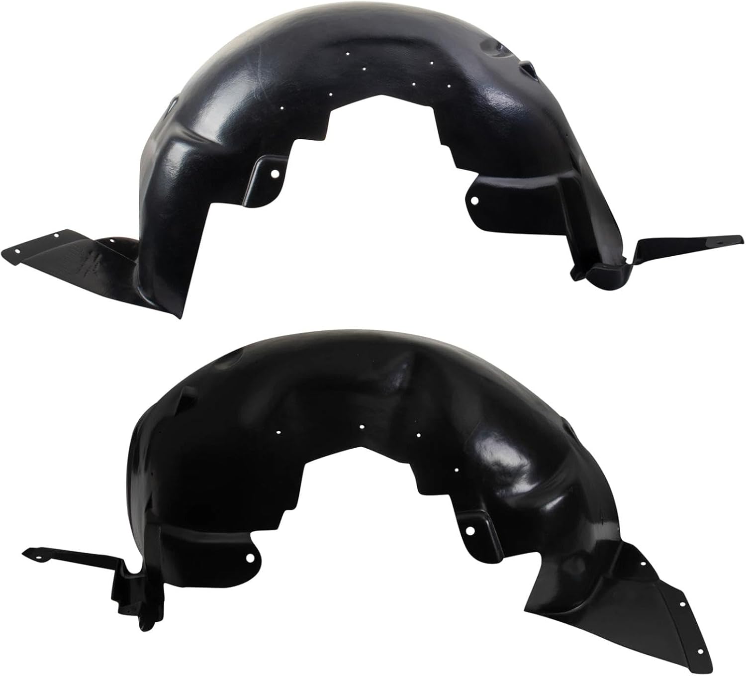 TRQ Front Inner Fender Liner Set for 2007–2010 Saturn Sky