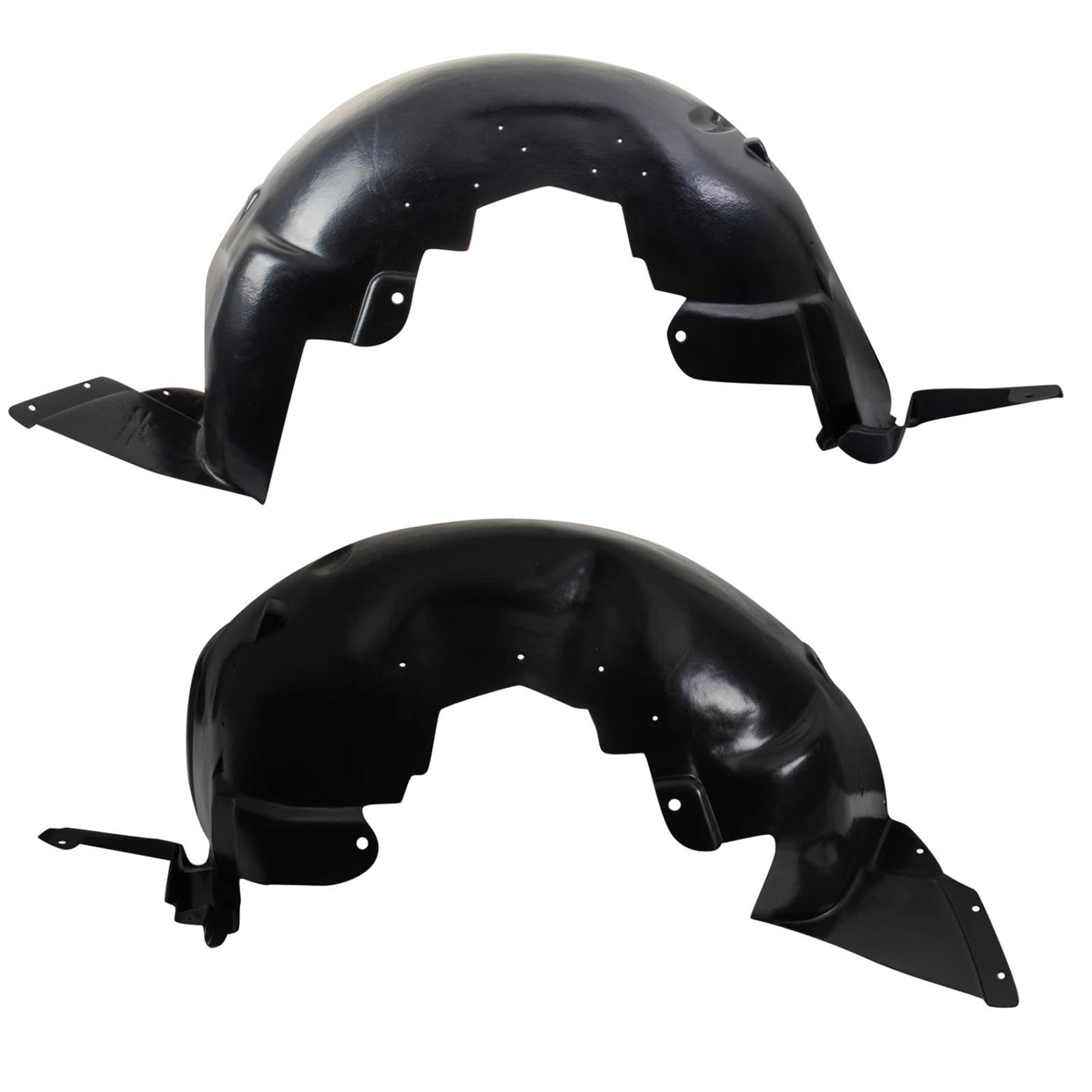 TRQ Front Inner Fender Liner Set | For 2007-2010 Saturn Sky GM1248220 GM1248221 GM1249220 GM1249221
