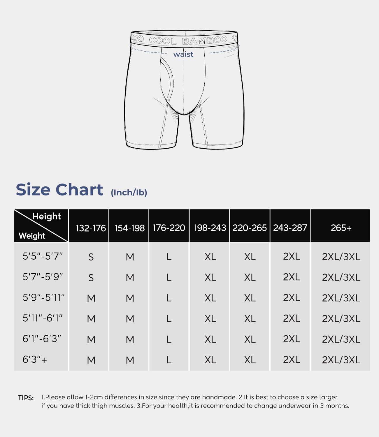 Bamboo Cool Underwear121 Classico Uomo