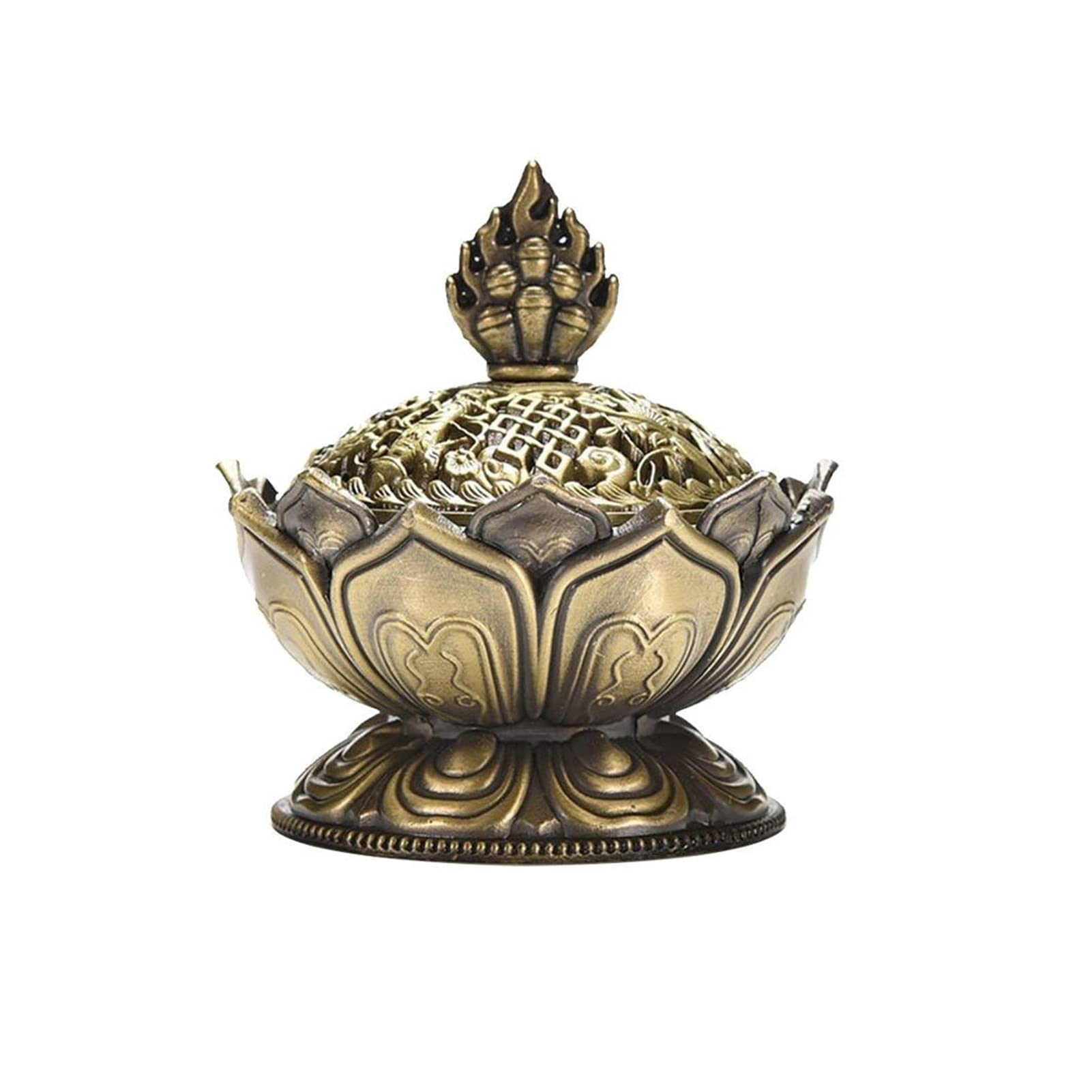 Porte-encens Lotus En Bronze - Berk.de, Neuf Avec étiquettes, Design Déco Zen