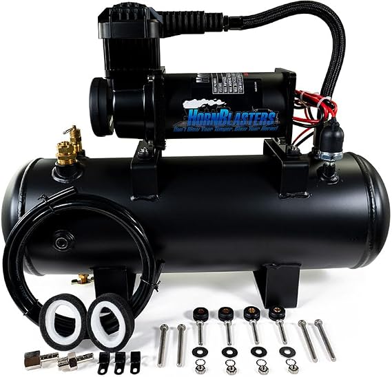 HornBlasters 228H 2-Gallon 150 PSI All-In-One Air Source Unit - 12 Volt - For trucks, cars, and SUV's