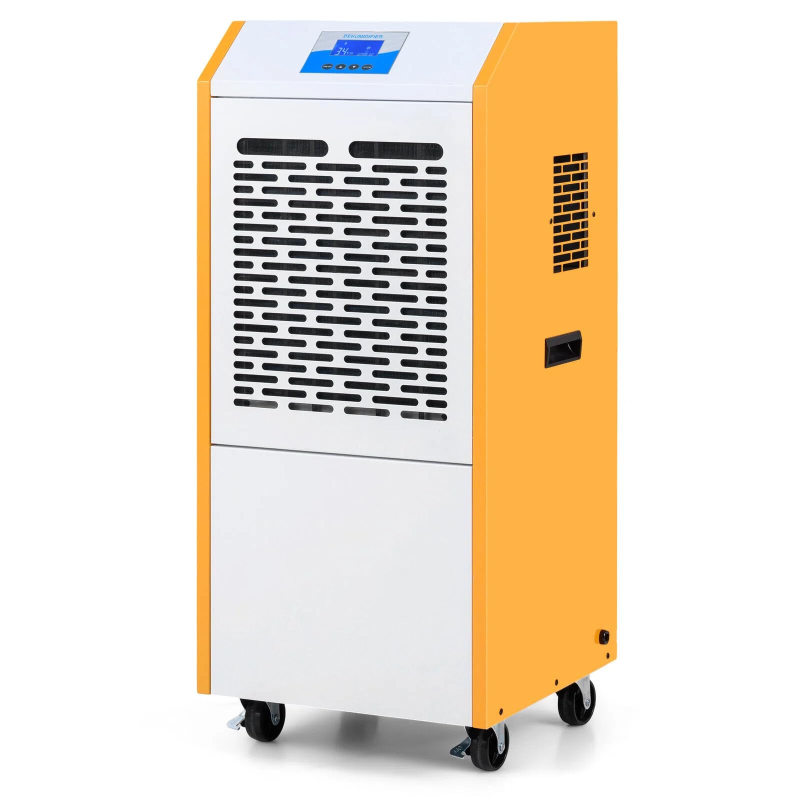 GIANTEX Deshumidificador comercial 90L/24h con temporizador