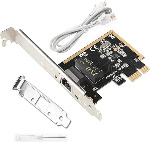 [Upgrade] PCIe Ethernet Card Nic 10/100/1000Mbps Gigabit PCI-Express Network Card