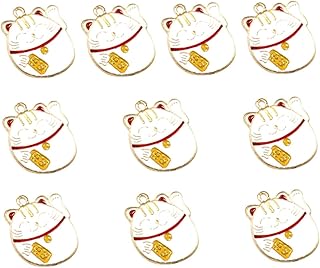 EXCEART 10 Pçs Kits De Joias Conjuntos De Colar Fecho De Pingente Para Colar Pingente De Liga Charme DIY Conjunto De Pingente Encantos Roupas De Gato Pingente De Moda