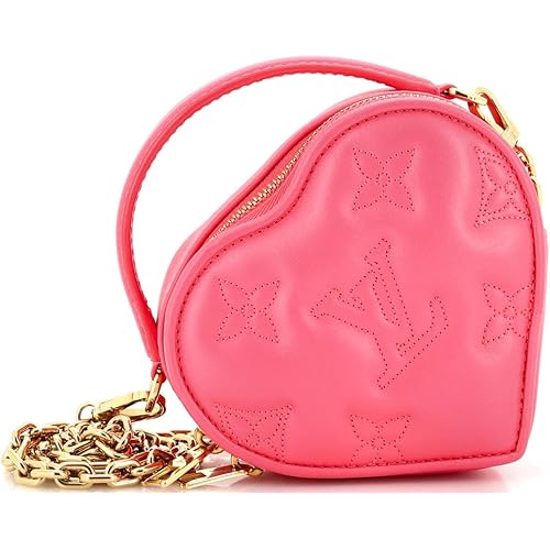 Louis Vuitton, Pre-Loved Pop My Heart Pouch Bag Bubblegram Leather, Pink