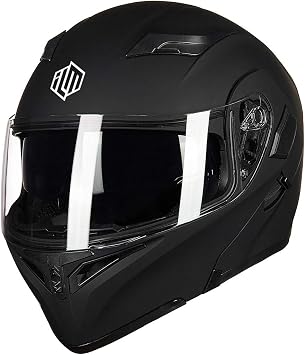 ILM Motorcycle Dual Visor Flip up Modular Full Face Helmet DOT Model 902/902L