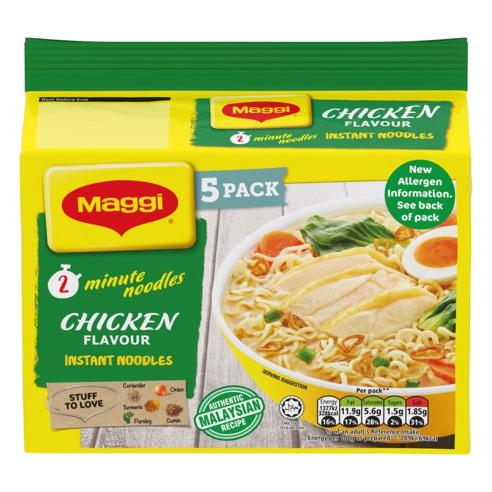 Maggi Chicken Flavour Instant Noodles Multipack 5 x 74g