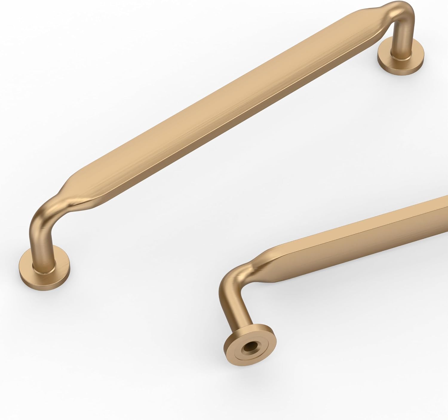 10 Pack 5''(128mm) Champagne Bronze Cabinet Pulls Kitchen Cabinet Handles Champagne Hardware for Cabinet Cupboard Drawer Dresser Handles