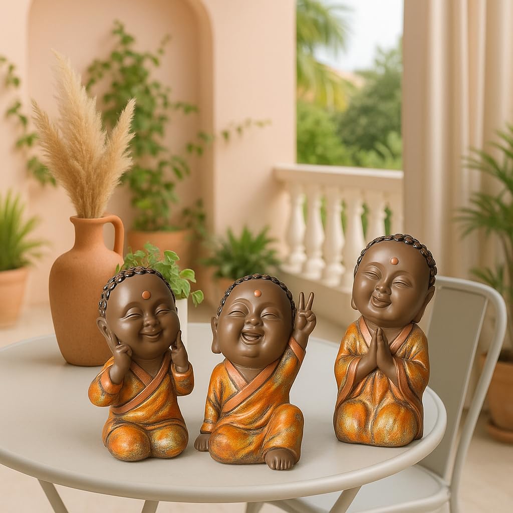Cute Baby Buddha Figurines - Uplift Your Home -8