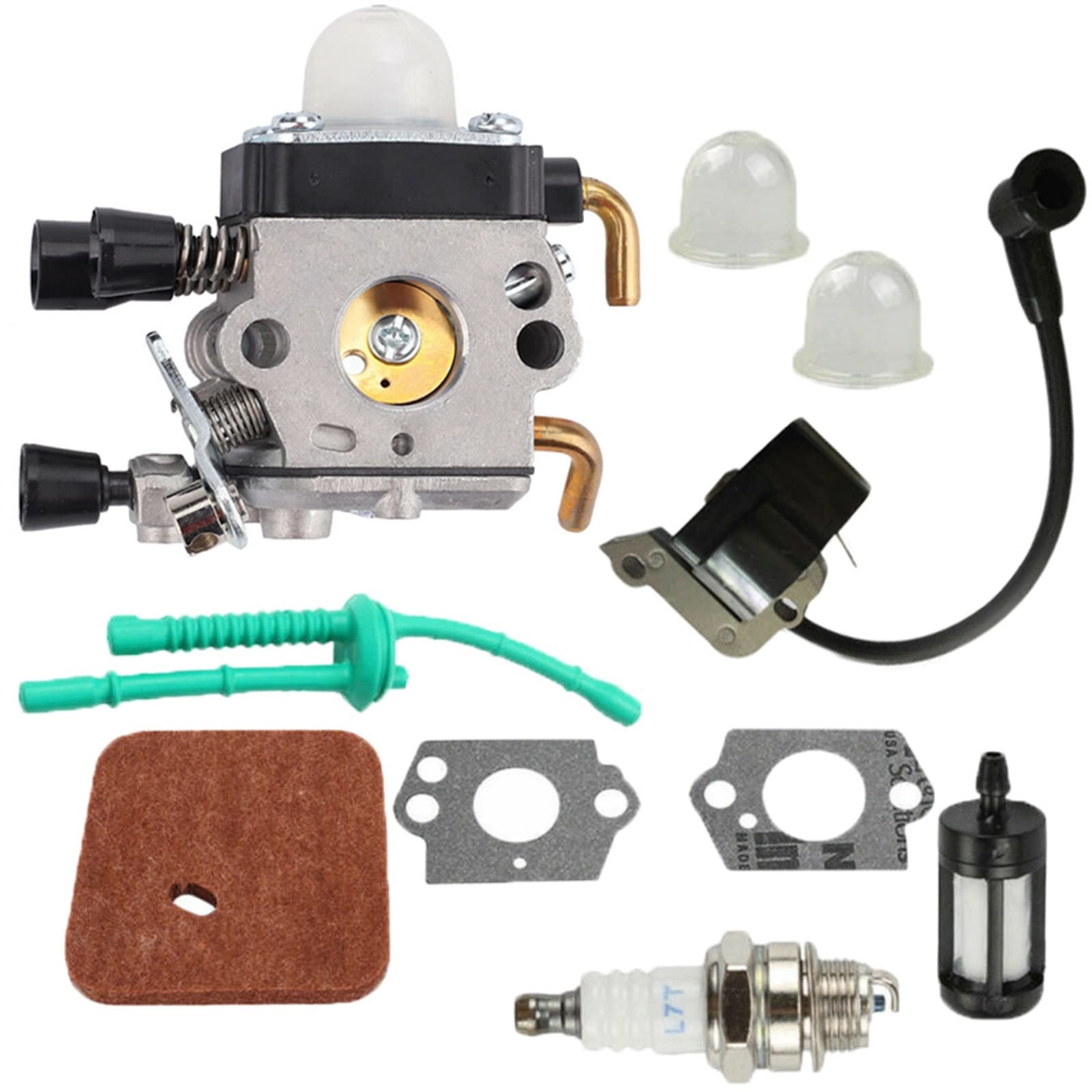 Kit bobina di accensione candela carburatore, per STIHL, FS55
