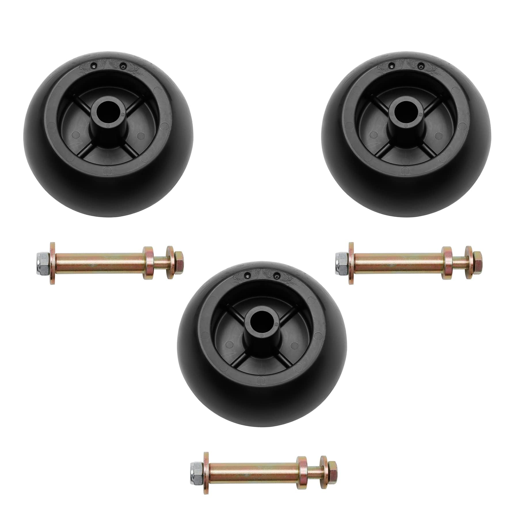 Amazon.com: Mower Anti Scalp Deck Wheel Kit Set of 3