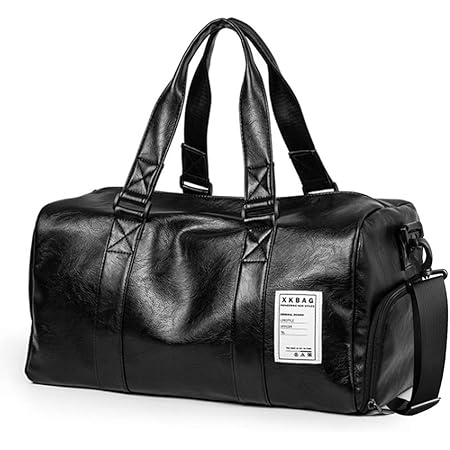 Amazon Spaher スポーツバッグ レザー メンズ ボストンバッグ レディース 旅行バッグ 防水 3way 超軽量 機内持込 1 3泊 スポーツ ゴルフ ジム通い 通学 帰省 旅行 Spaher ボストンバッグ