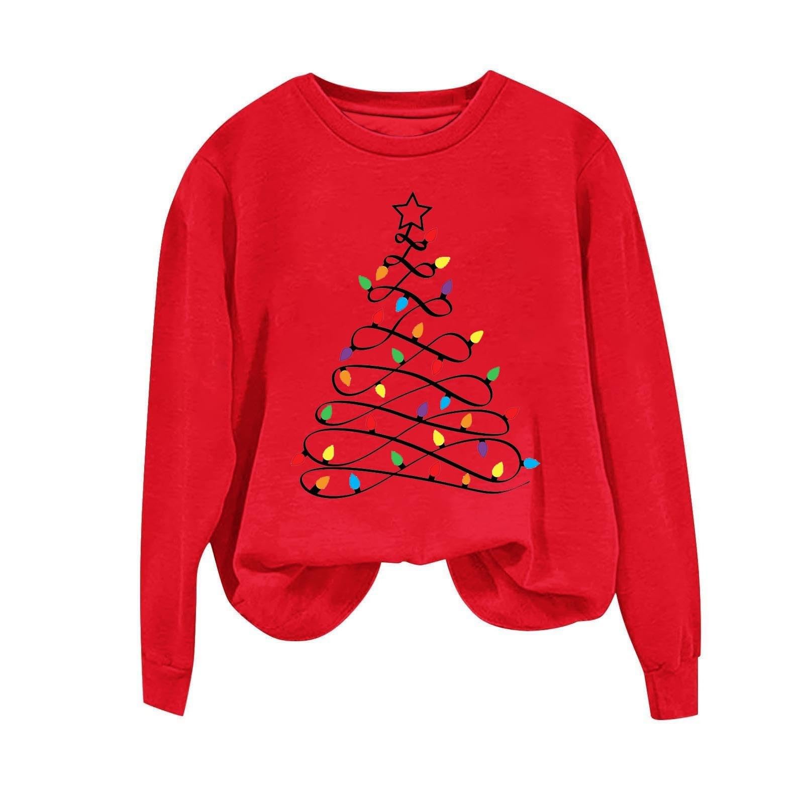 Sudadera de Navidad para mujer, talla grande, forro polar, holgada, deportiva, animal, manga larga, patrón de vacaciones, ropa deportiva joven