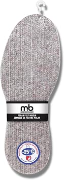 MONEYSWORTH and Best | Polar Felt Insoles | Down to -25C