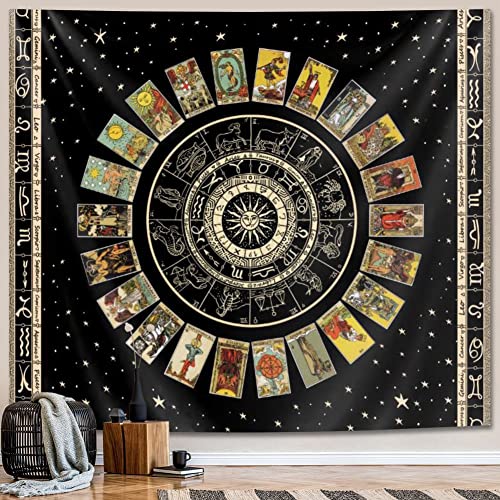 ARTCREATOR Star Zodiac Astrology Tapestry Wall Hanging