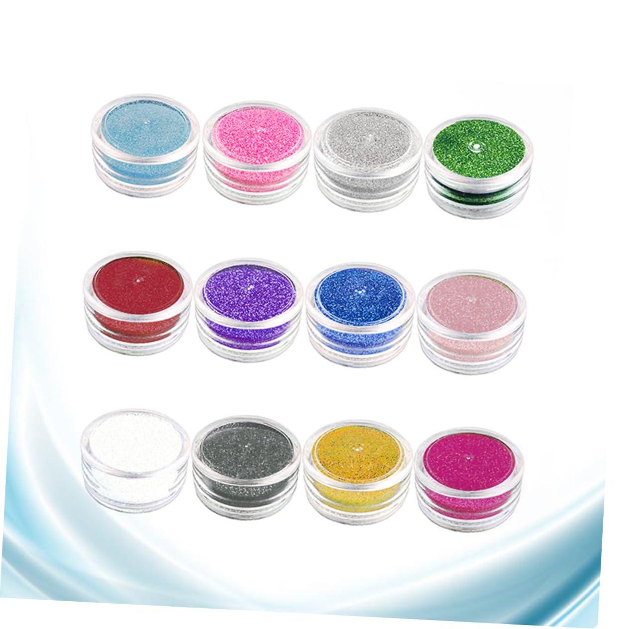 TOVINANNA Body Painting Kit 12pcs Diamond Glitter Liquid r Holographic Extra Fine Easy to Apply Waterproof for Occasions