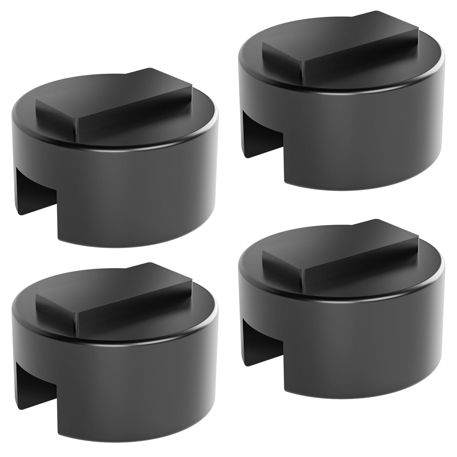 Mapleza Jack Pad 4 Pack, Rubber Jack Stand Pads &amp; Floor Jack Pad Adapter