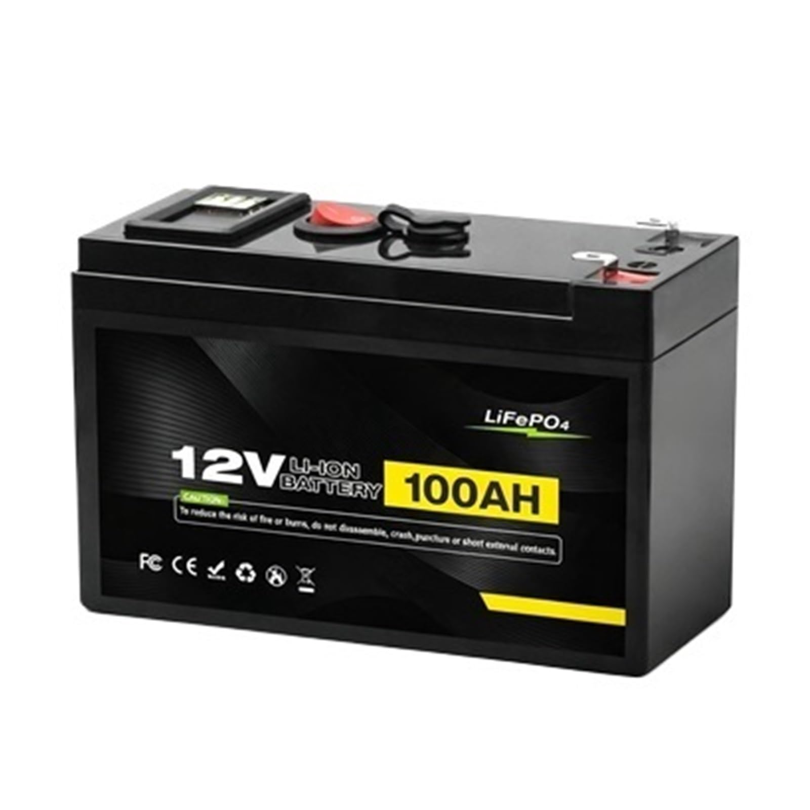 Batteria A Ciclo Profondo Batteria Al Litio LiFePO4 12V 150Ah 4000+ Cicli Profondi