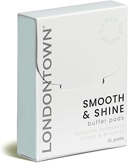 LONDONTOWN Smooth & Shine Buffer Pads - Nail Buffer for Natural Nails for Smoothing, Shaping & High Shine Polishing | Travel Friendly, 10 Count
