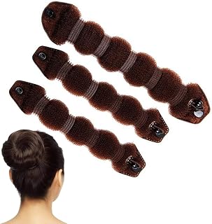 Set of 3 Magic Hair Styler Hair Donut Bun Ring Styler Hair Bundle Maker Hair Styling Accessories Hair Braiding Tool(1 Large+2 Small)