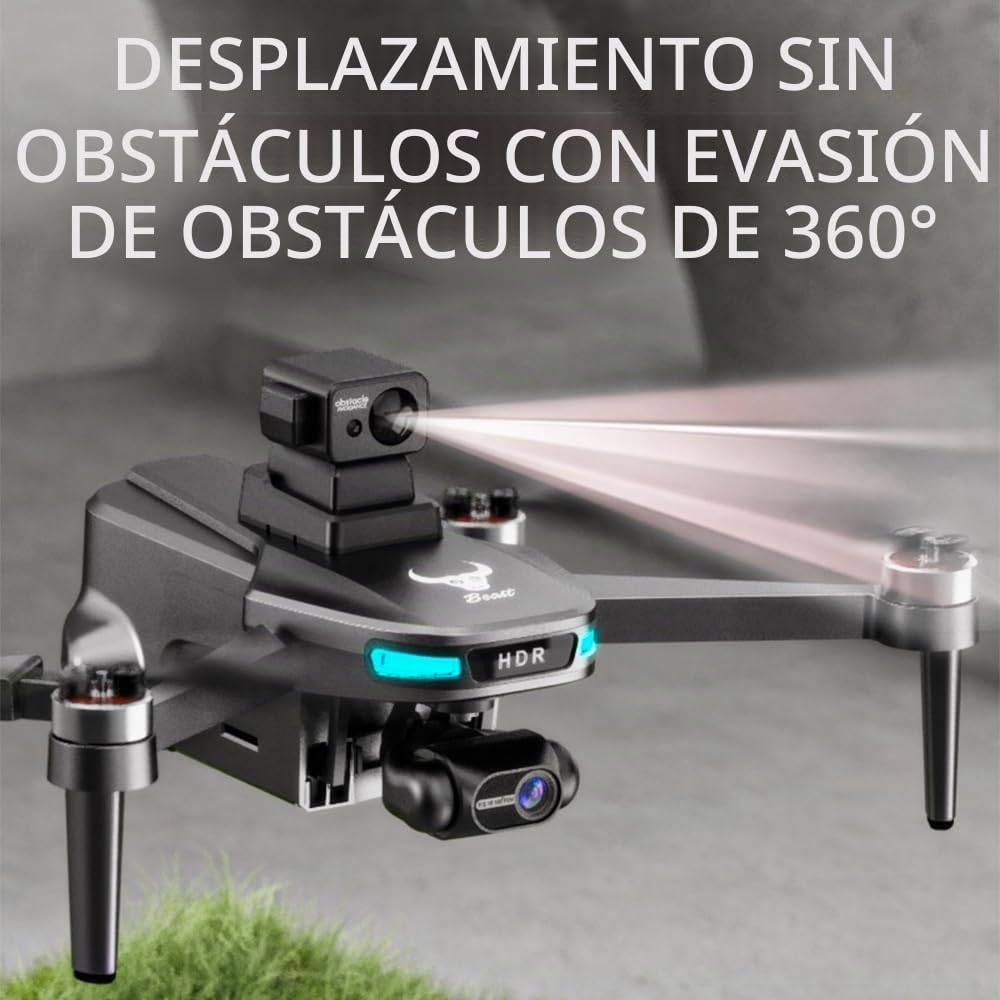 X-Verse ZLL SG109 MAX2 Drone 4K, <250 g, 3-eje cardán, 360° evasión, motor sin escobillas, 30 min vuelo, 2 baterías