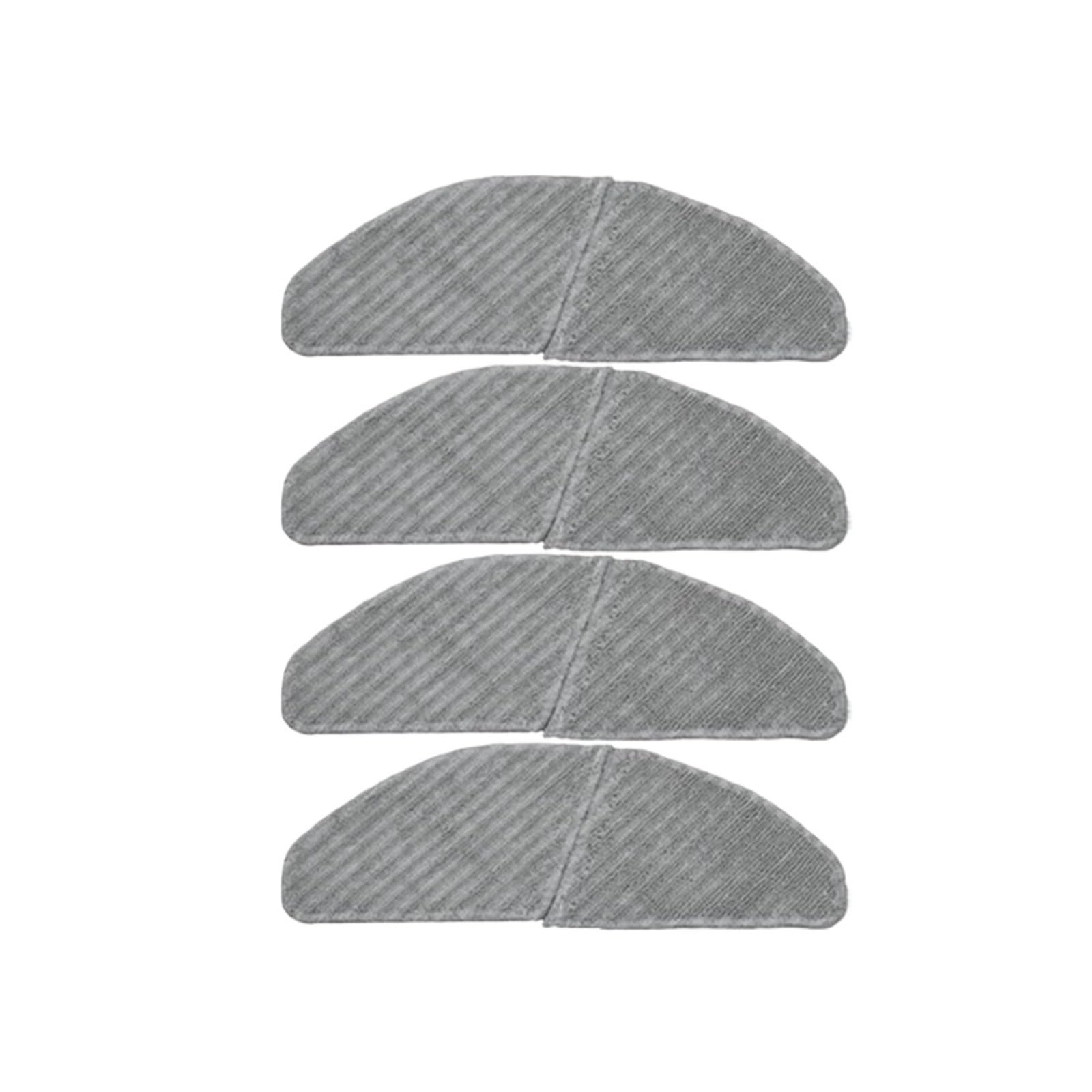 GUHKPFIX 4PCS Mop Cloths Replacement Parts. Compatible For Midea S8+ M7 Pro, Robotic Vacuum Cleaner.
