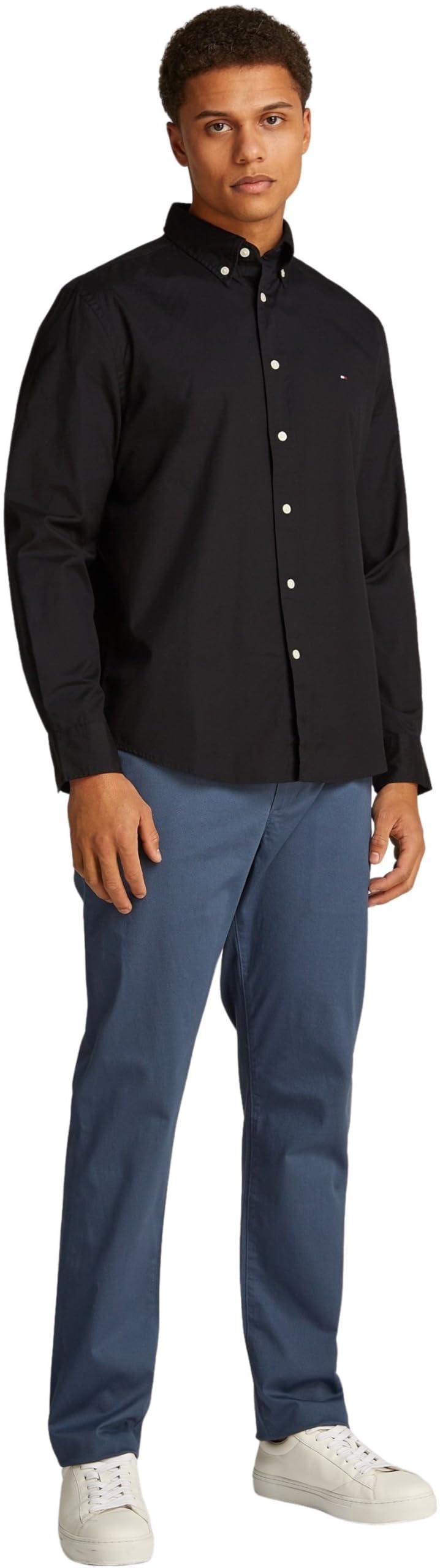 Tommy Hilfiger Herren Core Flex Poplin Solid Rf Shirtmw0mw39988 Bomberjacke