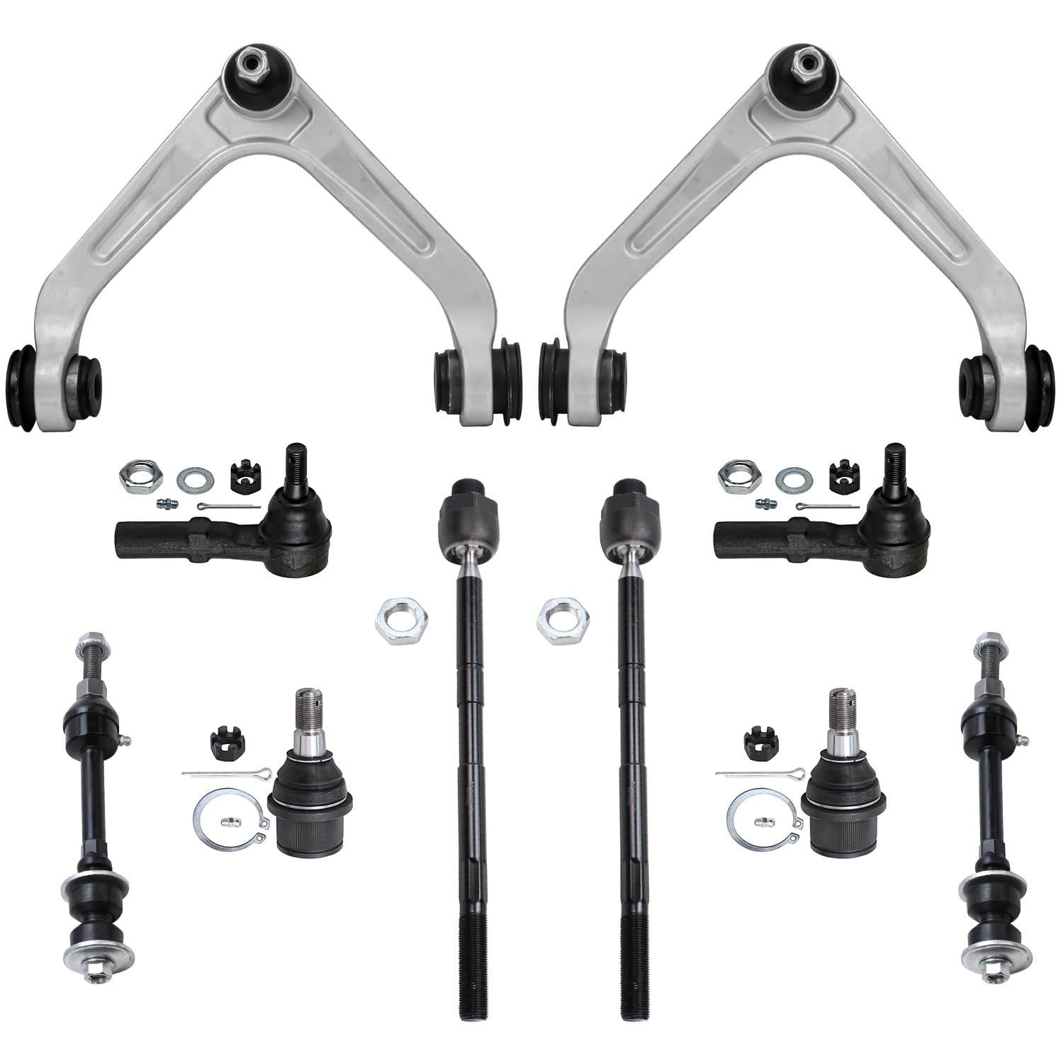 Amazon.com: Detroit Axle - RWD Front End 10pc Suspension Kit for