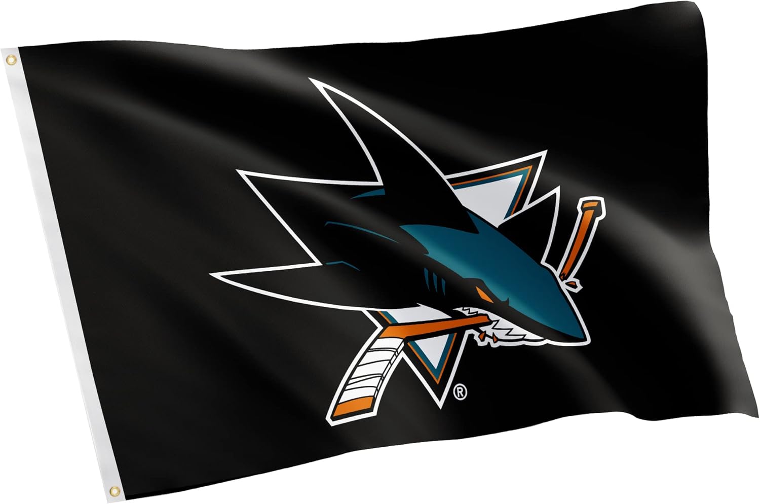 Desert Cactus San Jose Sharks Flag NHL 100% Polyester Indoor Outdoor 3x5 feet National Hockey League Team Flags (Design #2)