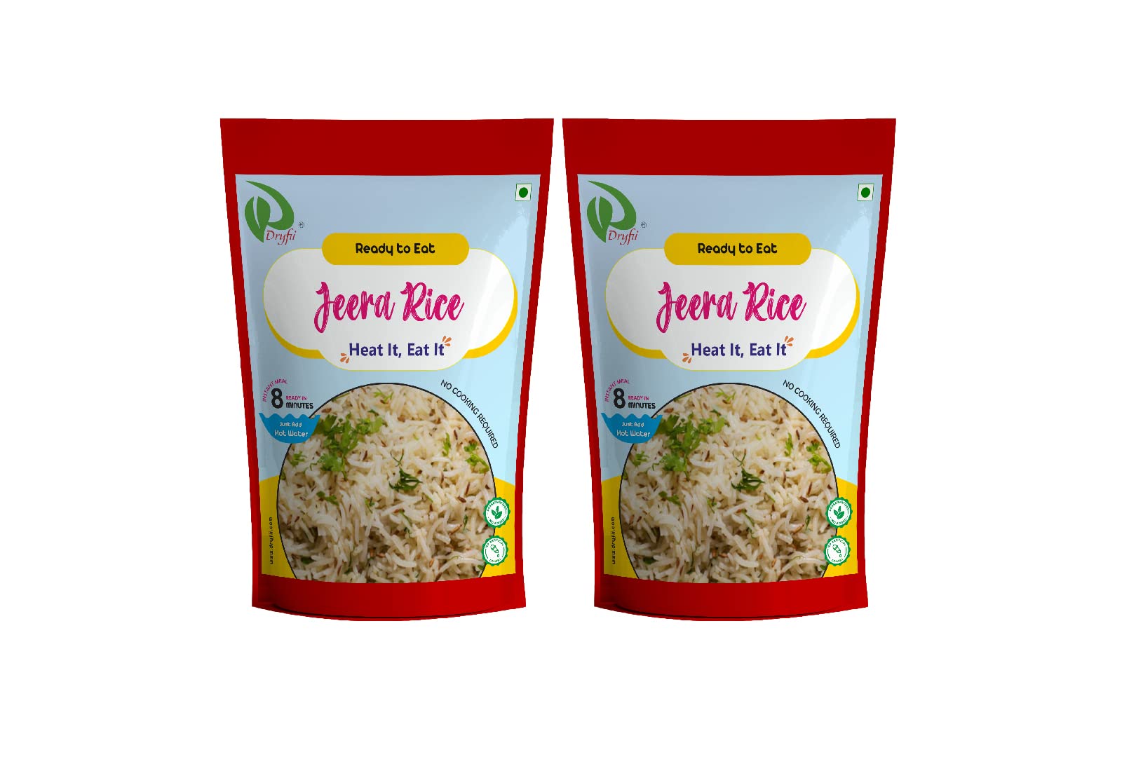 Dryfii Ready to Eat Jeera Rice 150 gm, No Preservatives (75X2) Pack of 2 (B0BNVD771B) Amazon Price History, Amazon Price Tracker
