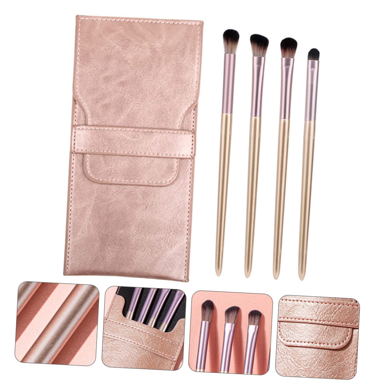 FRCOLOR 3 pezzi 1 4 pennelli per il trucco degli occhi per la miscelazione di pennelli per ombretto, pennello per eyeliner, pennello cosmetico, strumento cosmetico, strumenti per il trucco della