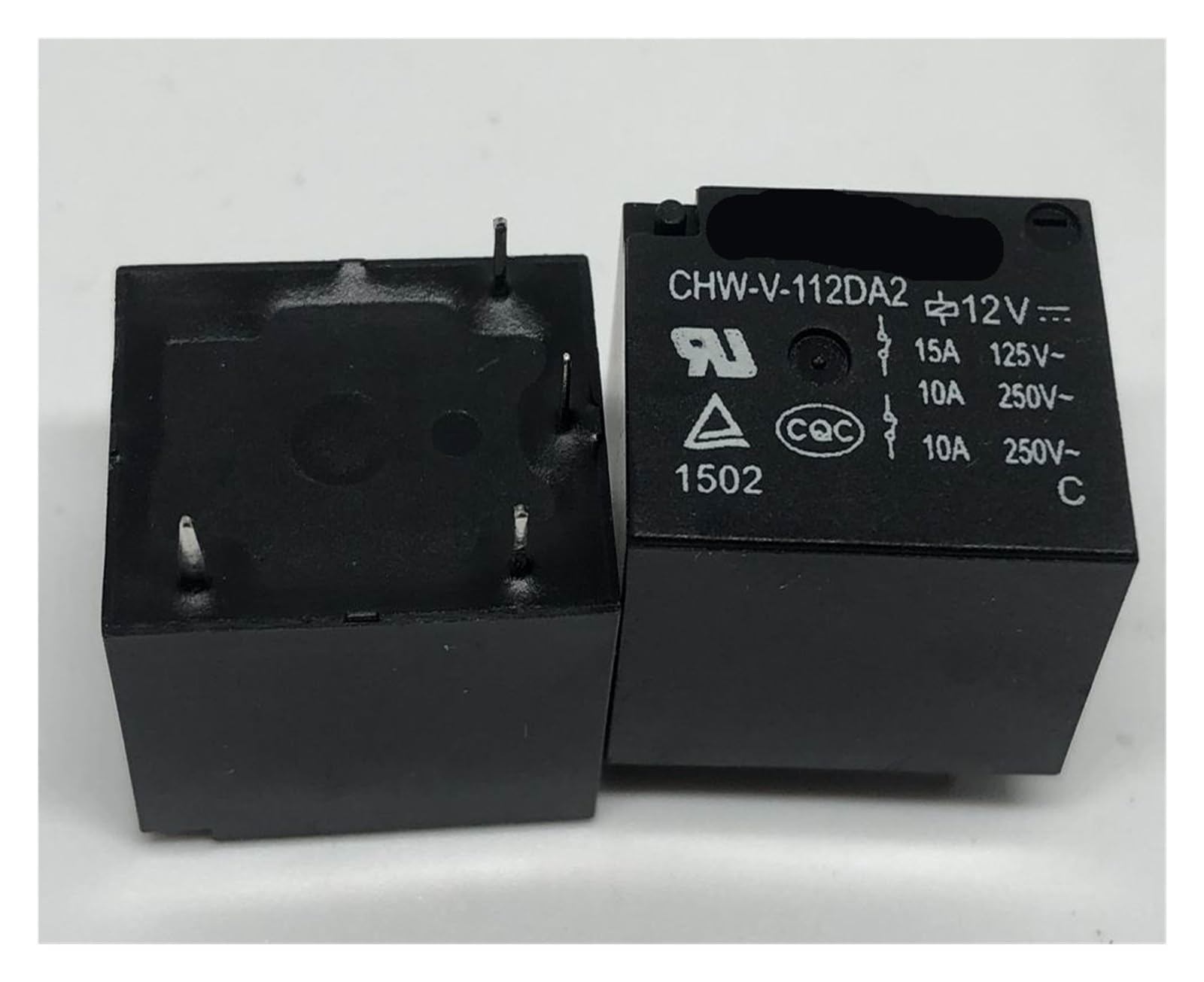 Relé CHW-V-112DA2 12V 10A interruptor electromagnético 4 pines T73A 5