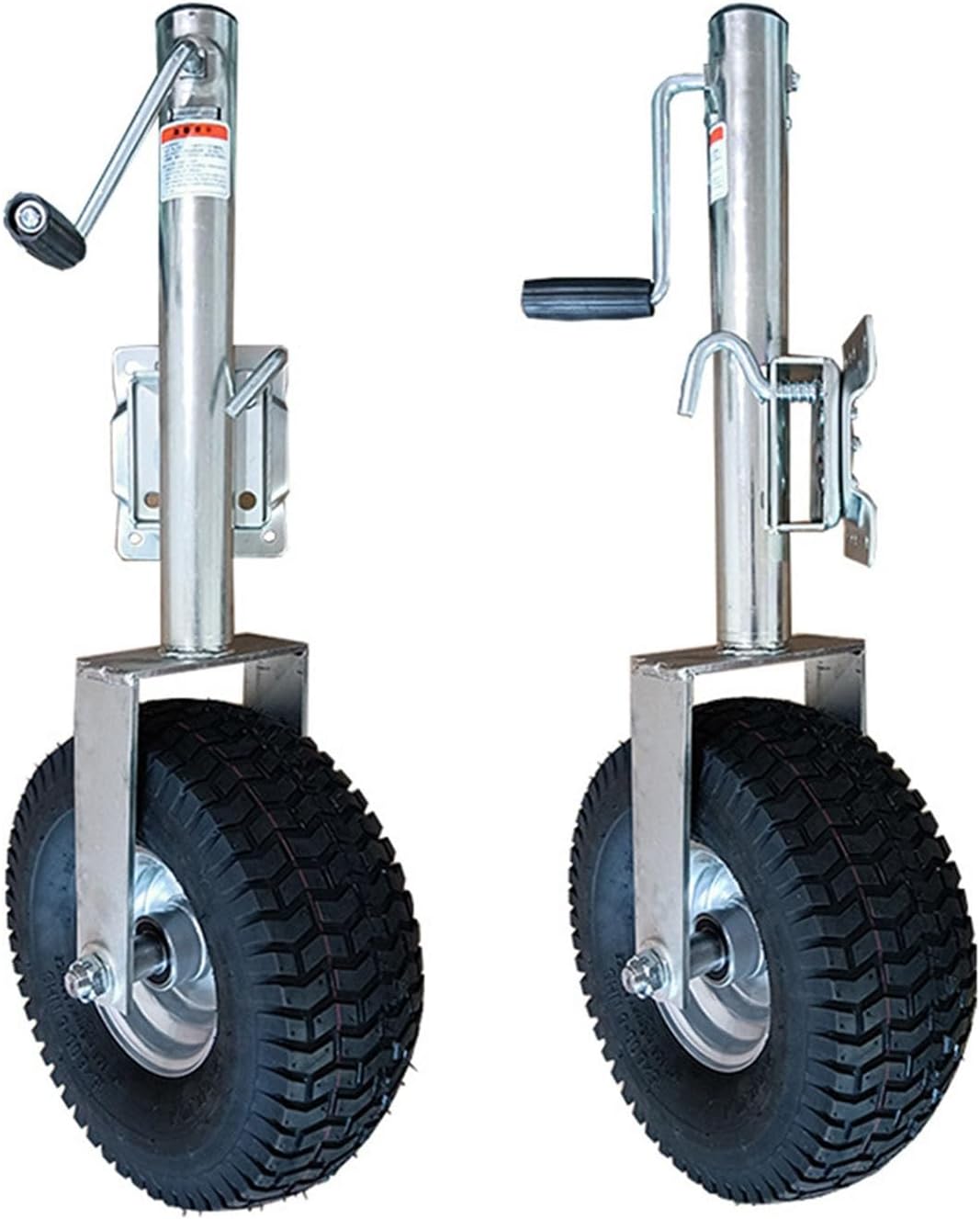 Hand Crank Jack for Trailers, Motorboats, RVs, and Yachts - Durable Rubber Boat Accessory for Easy Lifting and Adjusting