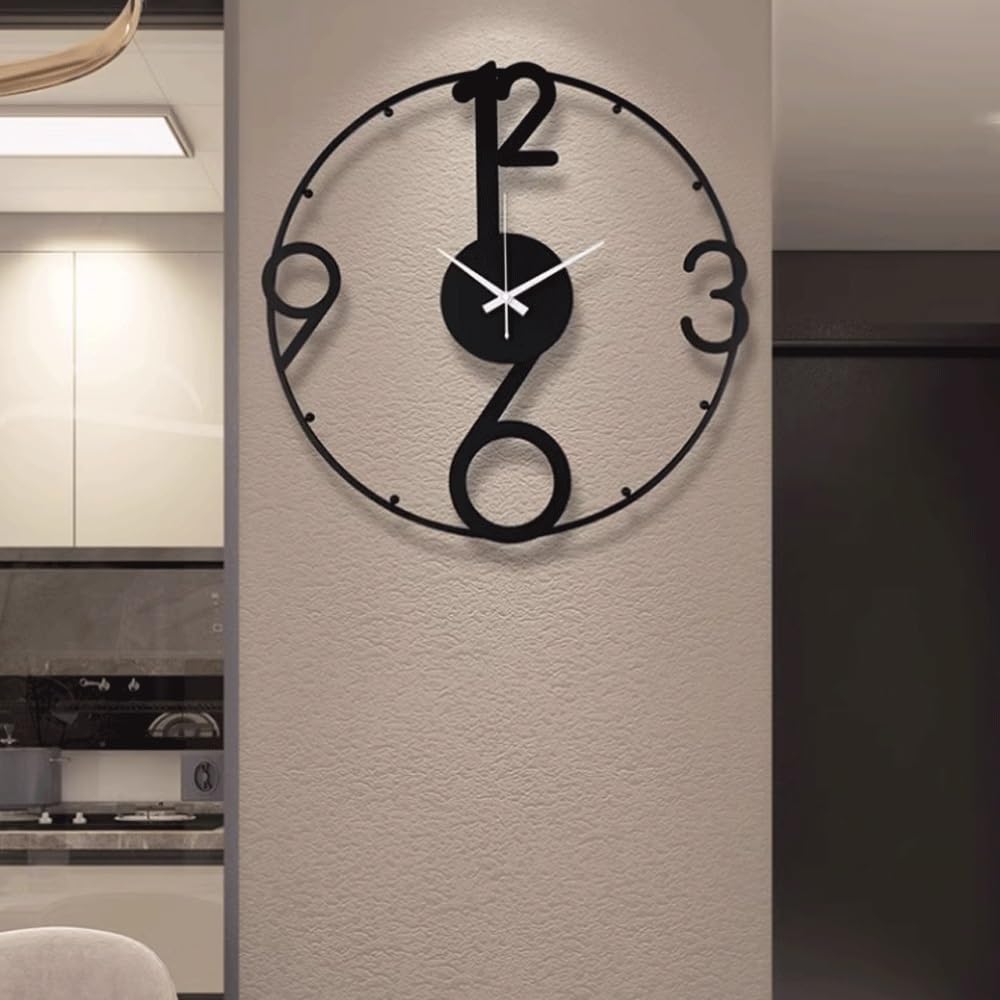 Cucina Orologio da parete, orologio alla moda for il soggiorno, semplice, artistico e creativo, adatto for, studio, camera letto, ufficio Decorazioni per interni
