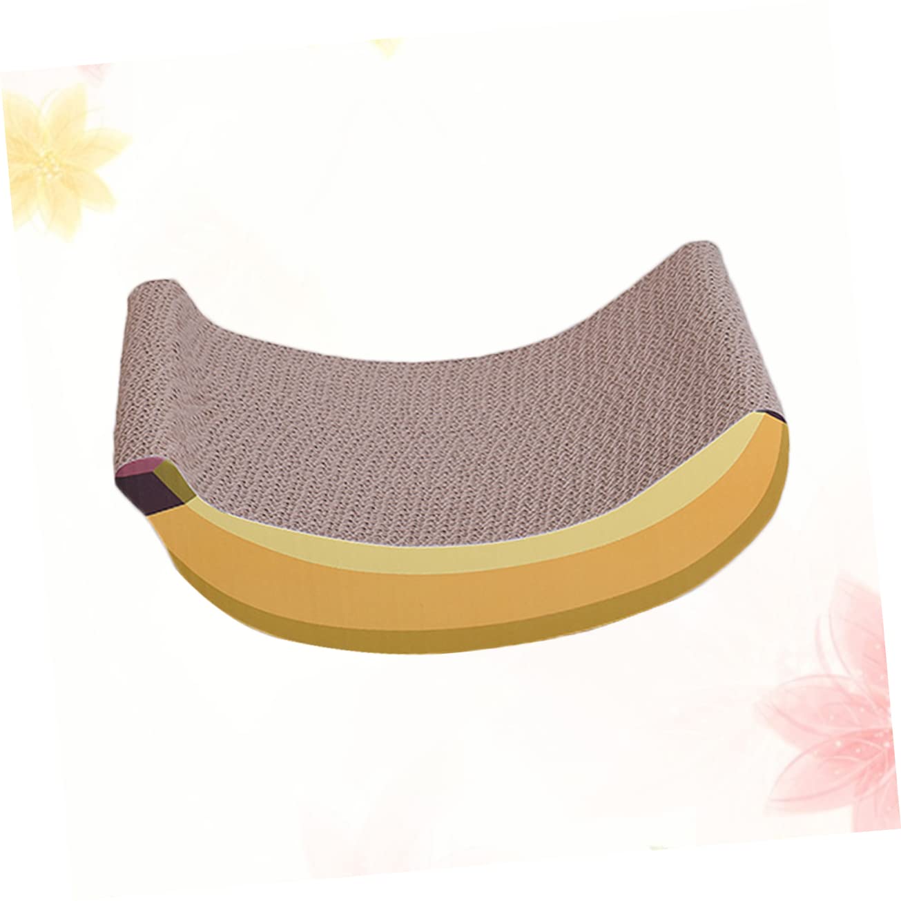 UPKOCH 2 Piezas Tablero Rascador de Cartón Ondulado Forma de para Gatos Juguete y Práctico para Entretenimiento de Gatitos para Muebles