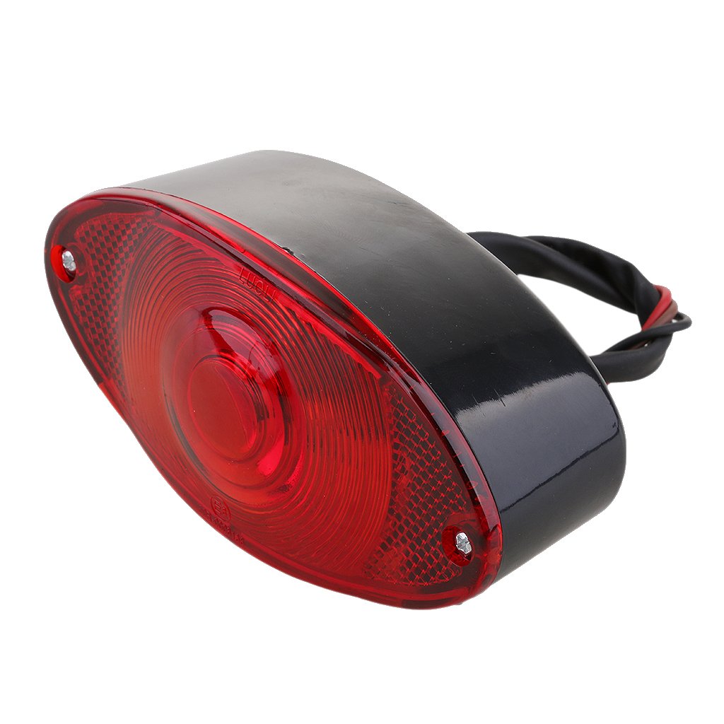 MagiDeal Feu Stop Arrière Moto,Feu Stop Universel de Moto ATV UTV Dirt - Noir