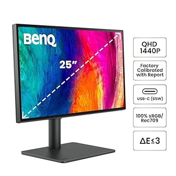 BenQ PD2506Q 25インチモニター Amazon.com: BenQ PD2506Q Mac-Ready Monitor 25