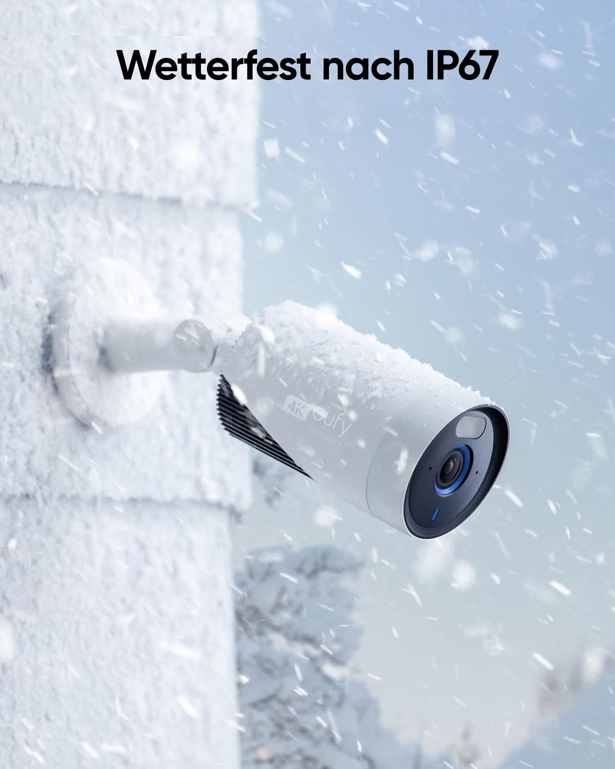 eufy Security eufyCam E330 (Pro) telecamera aggiuntiva, telecamera esterni, risol. 4K, registraz. 24/7, plug-In, Wi-Fi, AI ricon. facciale, nessun costo mensile, richiede HomeBase 3 (Ricondizionato)