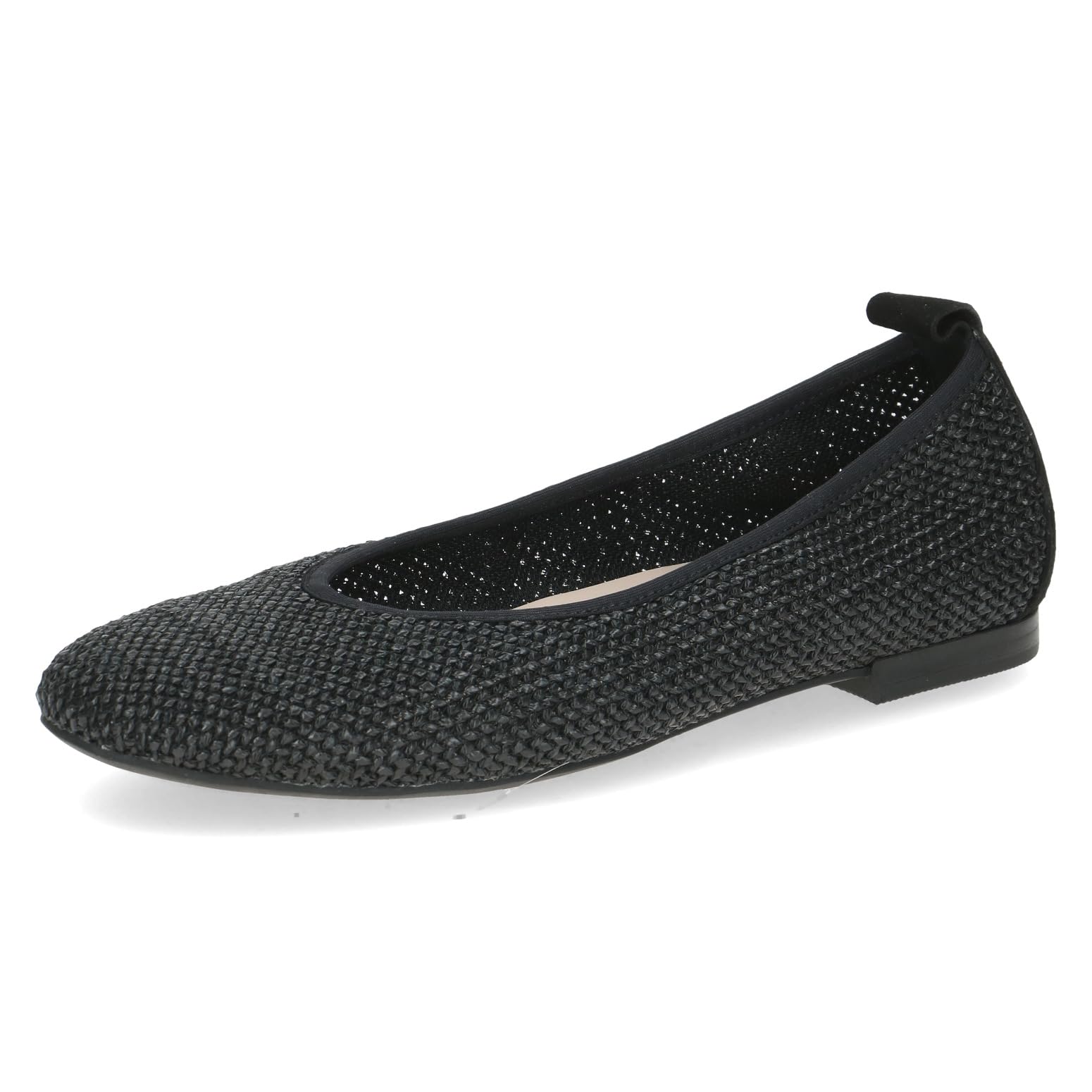 CAPRICE Women's Ballerinas with Heel, Black (Black Comb), 5 UK