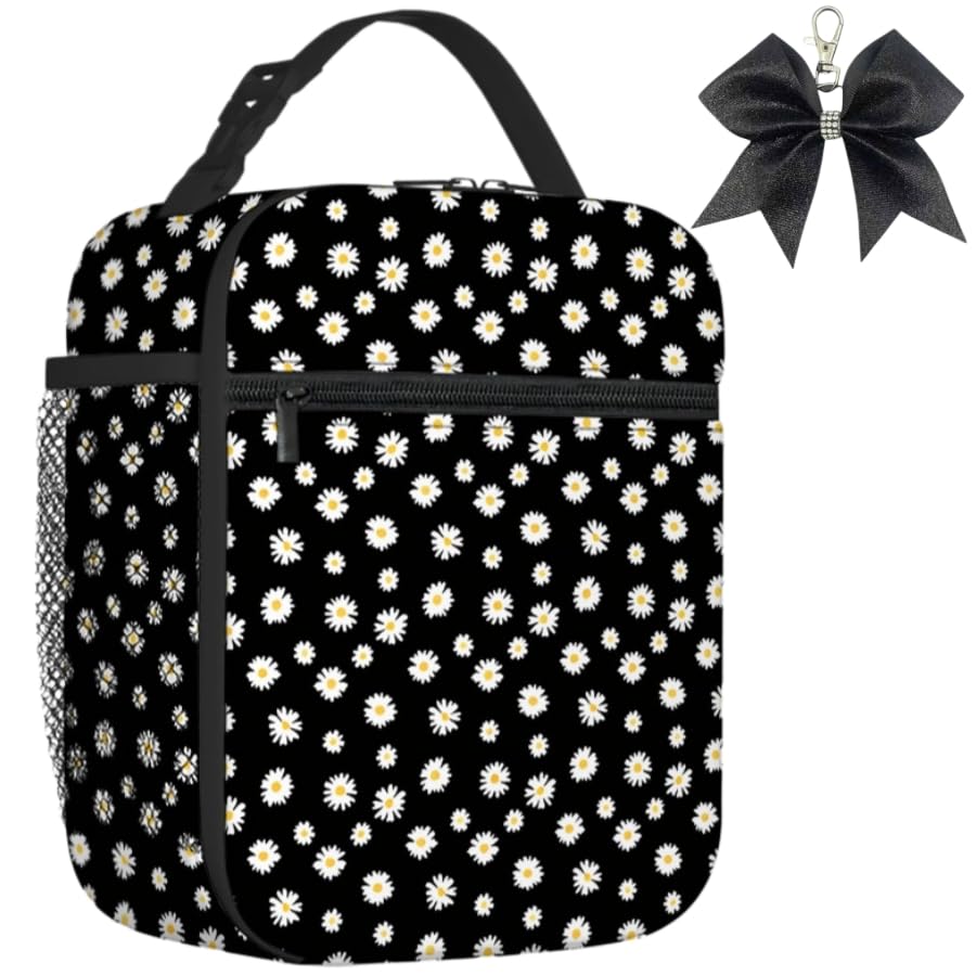 TIANCANCAN Insulated Lunch Bag for Adults & Kids, 6.5L Cool Girls Lunch Box Bag for Girl Women, Tough & Spacious Cooler Bag Bento Lunch Boxes for Adults & Girls (Daisy) — image 1